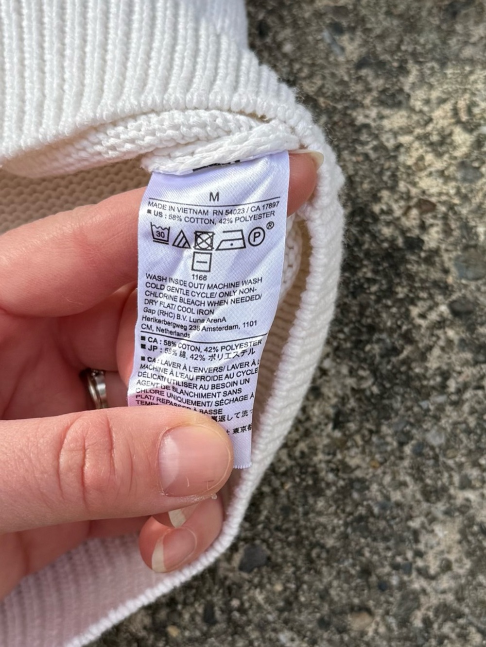Banana Republic Kids White Short-Sleeve Knit Sweater - Picture 7 of 7